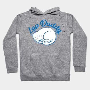 Lap Daddy (white cat) Hoodie